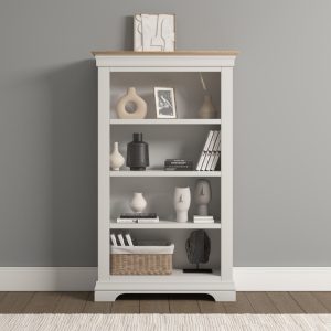 Bordeaux Bookcase in Ivory/Oak